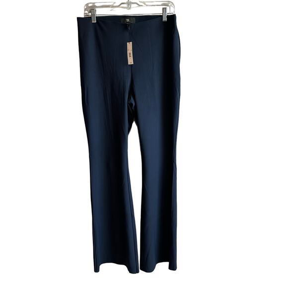 Banana Republic Ramira Bi-Stretch Flare Pant Navy Blue 12 - Picture 2 of 12